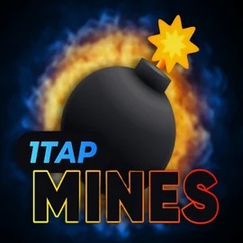 Official Casino Games logo: 1Tap Mines by Turbo Games at RoyalsTiger Casino