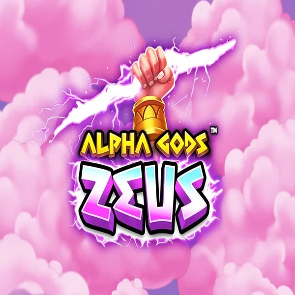 Alpha Gods Zeus slot logo by PearFiction Studios at RoyalsTiger Casino