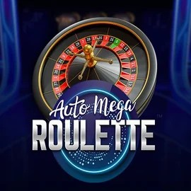 Auto Mega Roulette online game logo by Pragmatic Play on royals-tigers.com