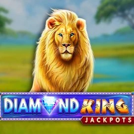 Diamond King Jackpots by SpinPlay Games, showcased at royals-tigers.com – game logo