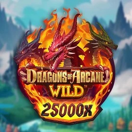 Dragons of Arcane Wild game by Foxium – logo hosted on RoyalsTiger Casino