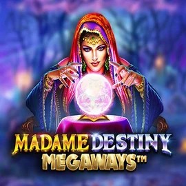Madame Destiny Megaways slot visual from Pragmatic Play available on royals-tigers.com