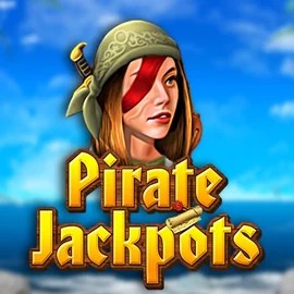 Pirate Jackpots slot logo by Belatra Games at RoyalsTiger Casino
