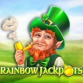 Rainbow Jackpots online game logo by Red Tiger Gaming on royals-tigers.com