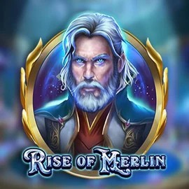 Rise of Merlin slot logo by Play'n GO at RoyalsTiger Casino
