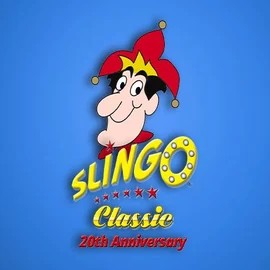 Slingo Classic 20th Anniversary by Slingo, showcased at royals-tigers.com – game logo