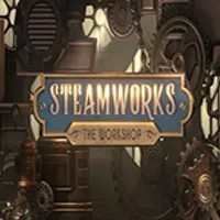 Steamworks The Workshop logo – Slots by Peter & Sons at RoyalsTiger Casino
